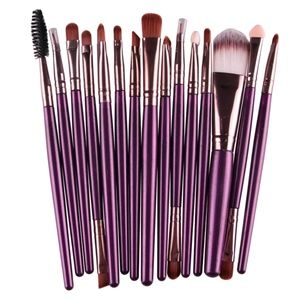 New!  15pcs Makeup Brushes Set with velvet bag.
